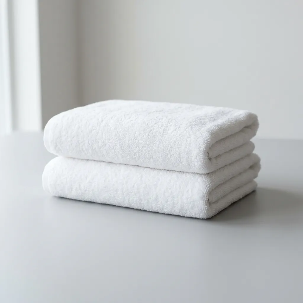 Folded double towel